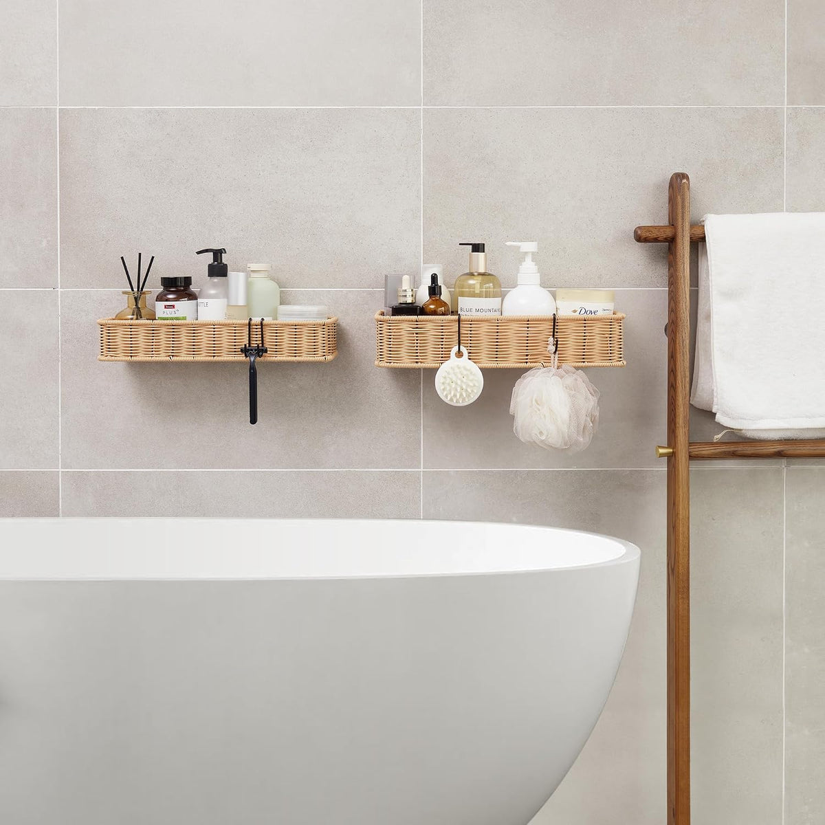 GRANNY SAYS Shower Caddy Hanging, Shower Shelf for Inside Showers, 2 Pack