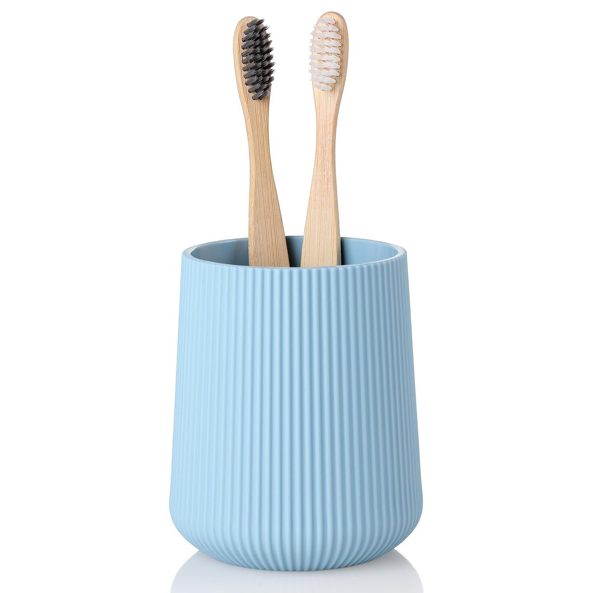 YAUKPH Black Striped Toothbrush Holder