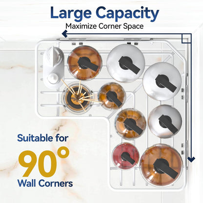 YASONIC Corner Shower Caddy Adhesive, 100% Rustproof Shower Organizer, No Drill Shower Shelf for Inside Shower, Wall-Mounted Shower Storage for Homes (2 Pack, White)